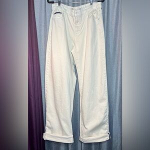 Pilcro Cream Denim Pants